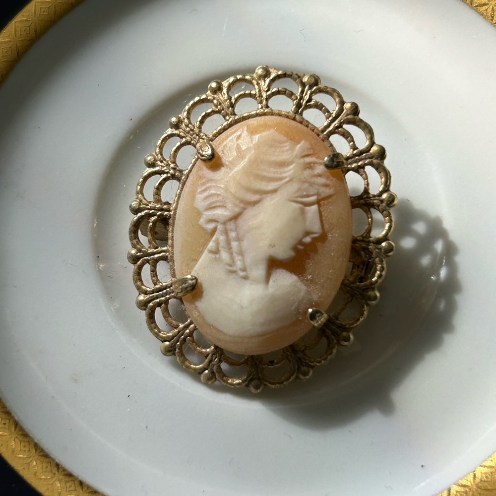 Vintage Cameo Brooch
